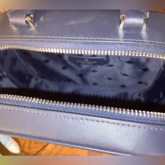 Kate Spade Traveler Trunk Novelty Crossbody Bag - Navy & Cream - EUC - Picture 7 of 9